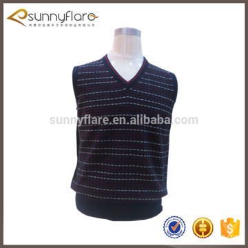 Wholesale 100 cashmere mens knitted sweater vest